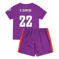 Camiseta Wolves Nelson Semedo #22 Tercera Equipación para niños 2024-25 manga corta (+ pantalones cortos)